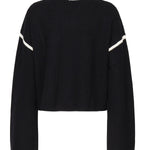 Maglione Alicudi con logo 105397 A2PKEZ1 PINKO 