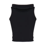 Top Con Cappuccio Nero AA9H10694M035 995 ALAIA 
