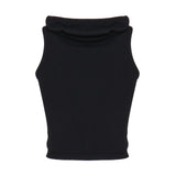 Top Con Cappuccio Nero AA9H10694M035 995 ALAIA 