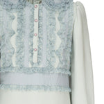 Abito corto in crepe couture ricamato 6B3VAEJ6 1CFR5F VALENTINO GARAVANI 
