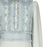 Abito corto in crepe couture ricamato 6B3VAEJ6 1CFR5F VALENTINO GARAVANI 