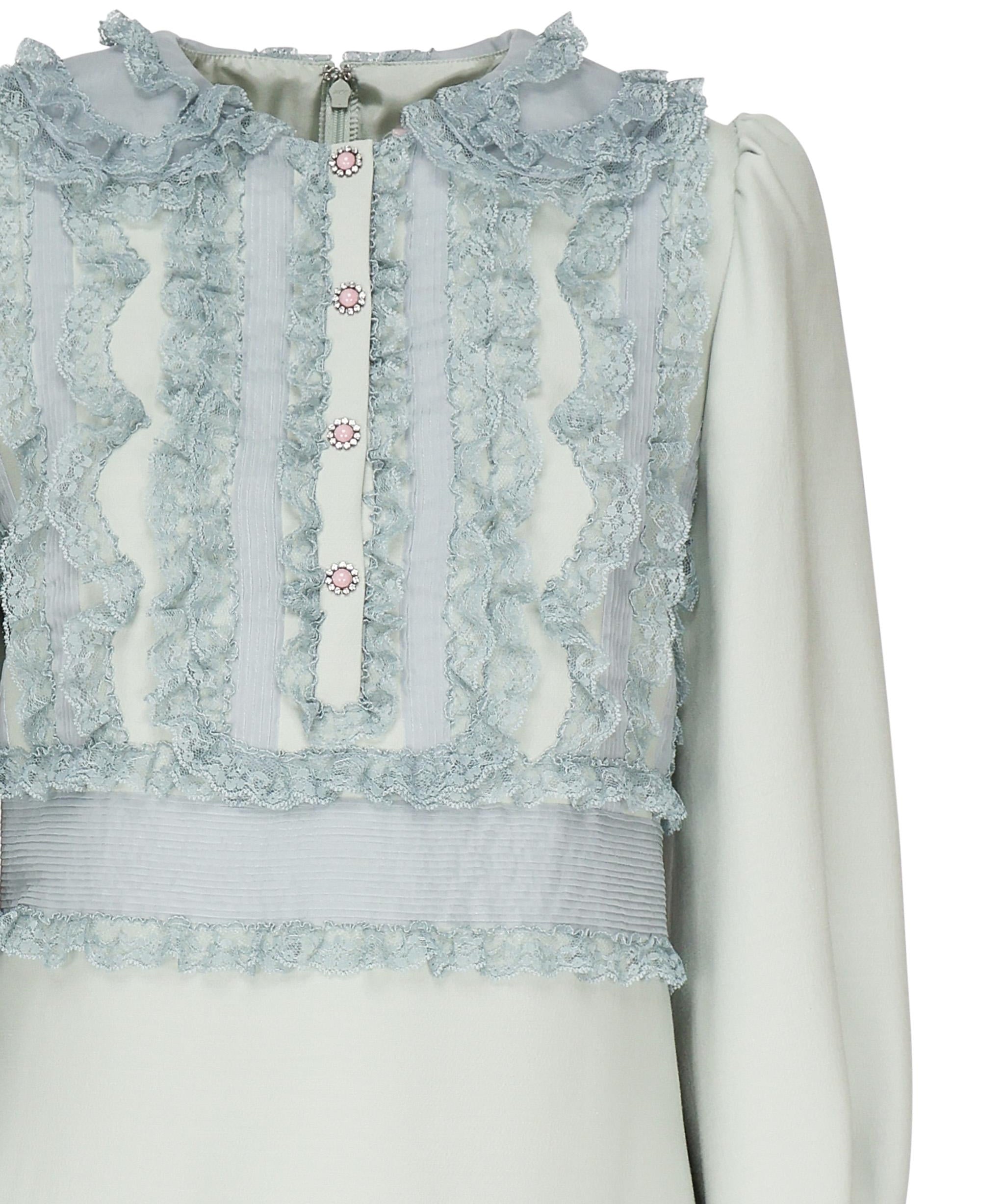 Abito corto in crepe couture ricamato 6B3VAEJ6 1CFR5F VALENTINO GARAVANI 