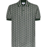Polo in jacquard con monogramma DH1417 D1R LACOSTE 