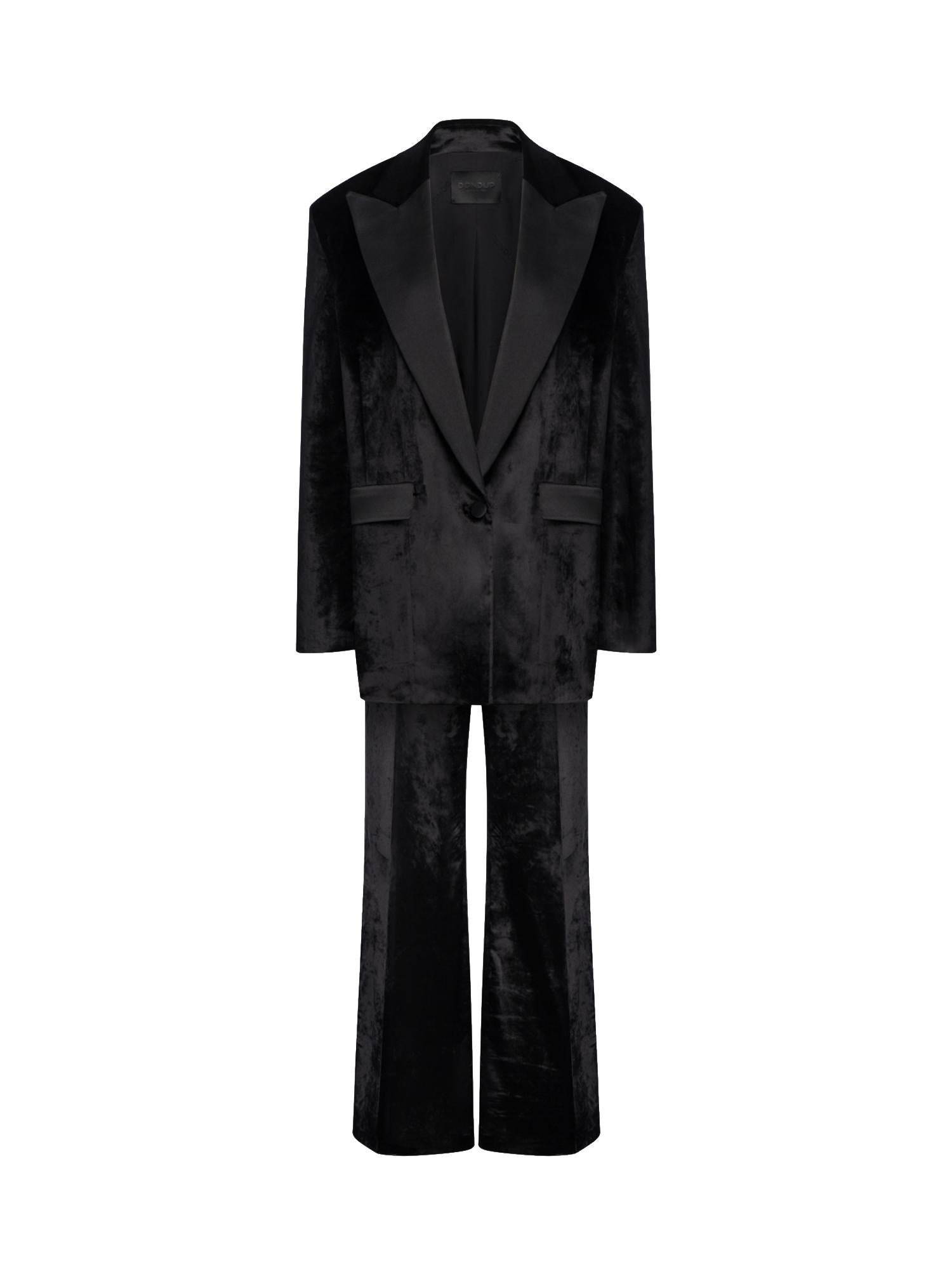 Suit in velluto DJP02 VS0040D999 DONDUP 