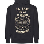 Felpa con patch Le Chat De La Maison 7V3MF28N B339RA VALENTINO GARAVANI 