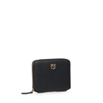 Portafoglio quadrato zip-around in pelle 100249 A0F1Z99Q PINKO 