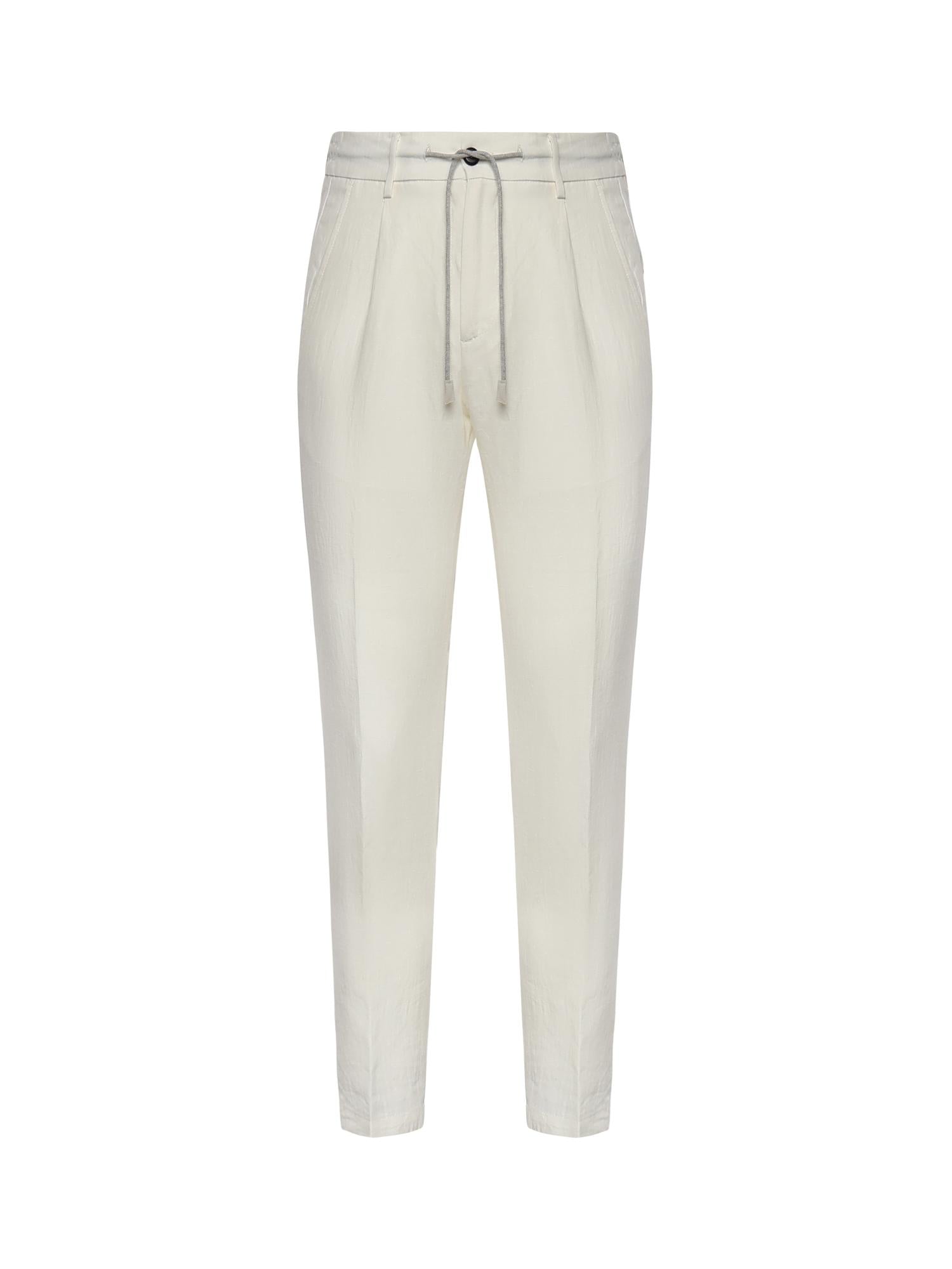 Pantaloni in lino M75PANG03TES0I139 01NN ELEVENTY 