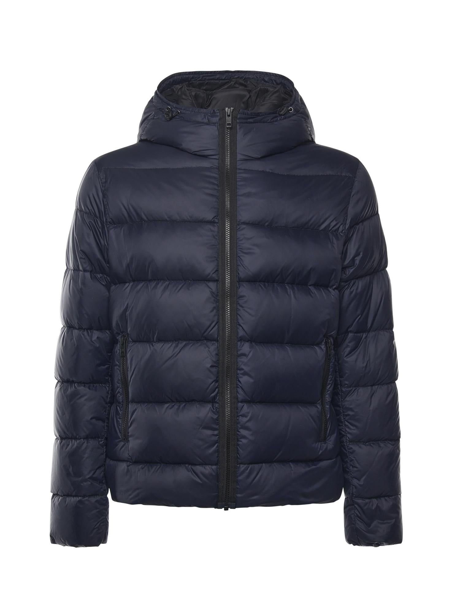 Piumino double front in popeline calandrato NAM32510620XMH U807 FAY 