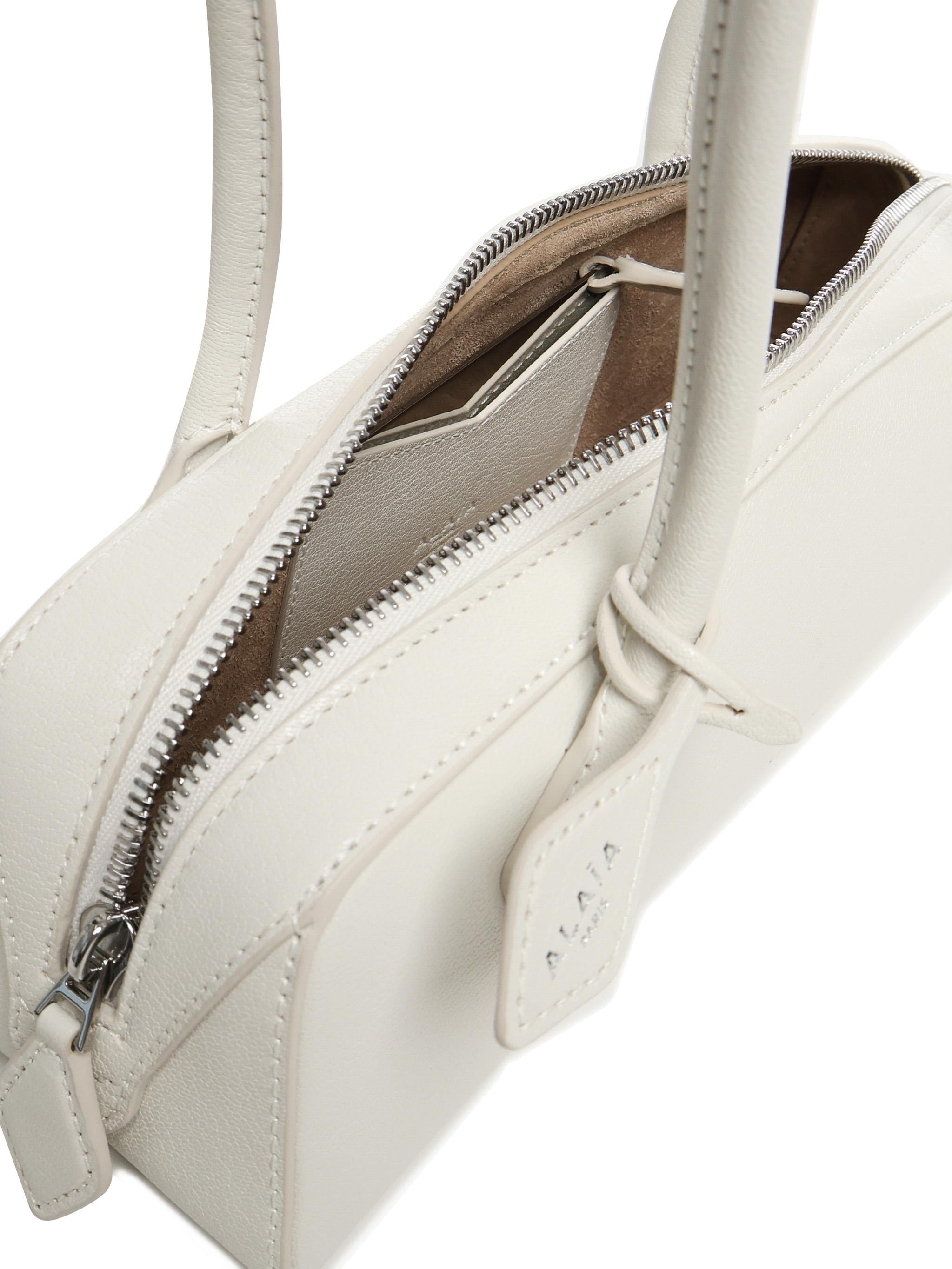 Borsa a spalla Le Teckel Small in pelle AA1S06029CA212 030 ALAIA 