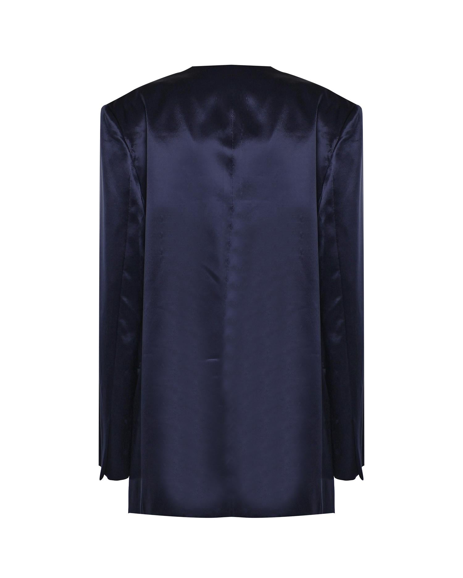 Giacca doppiopetto in seta A05081627 0290 ALBERTA FERRETTI 