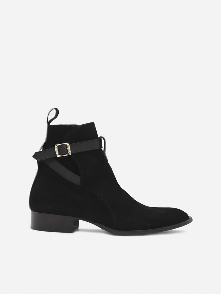 Stivaletti Flash in suede 3126 7126 SUEDEBLACK GIULIANO GALIANO 
