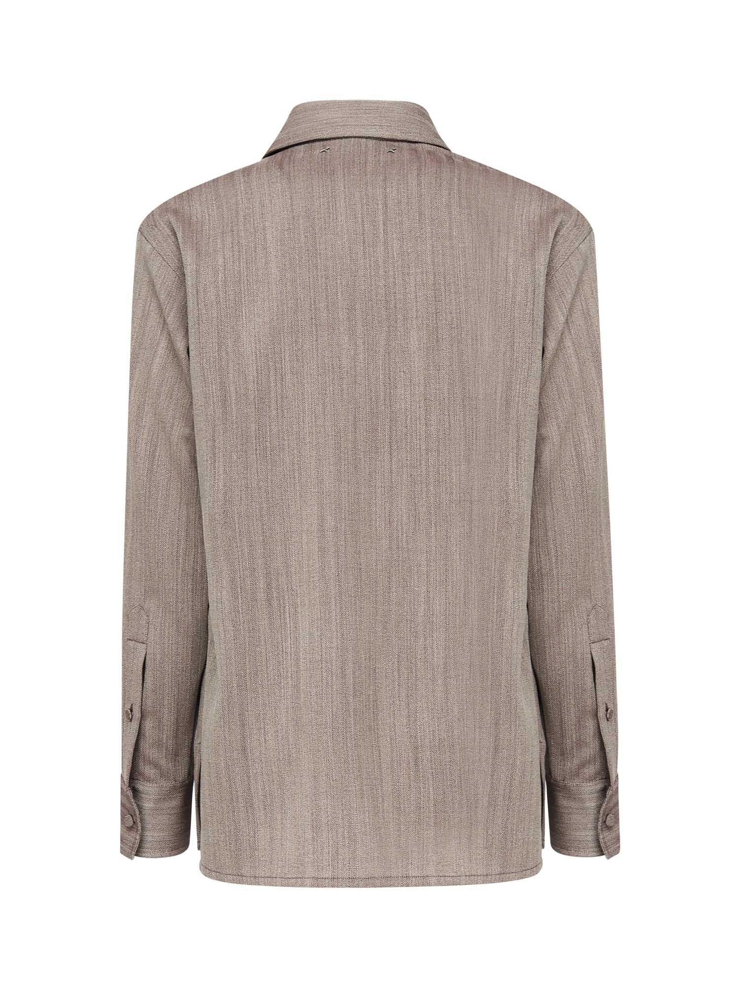 Camicia Journey in lana vergine GWP02470 P00209040190 GOLDEN GOOSE 