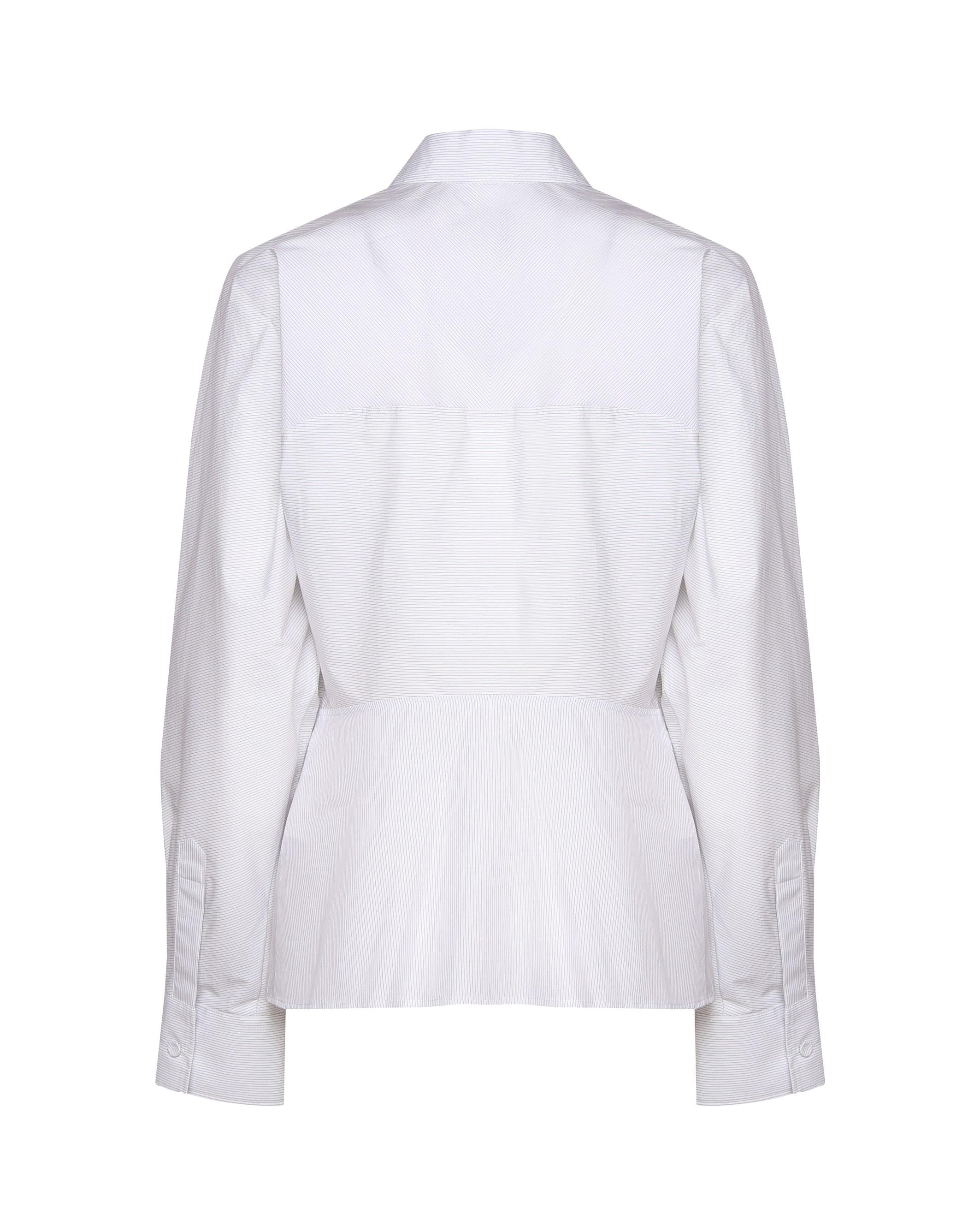 Camicia in cotone con vita accostata FS8204 AWZXF0ZNM FENDI 