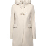 Toggle Coat in panno di lana mélange<BR/> NAW59513430XMY C002 FAY 