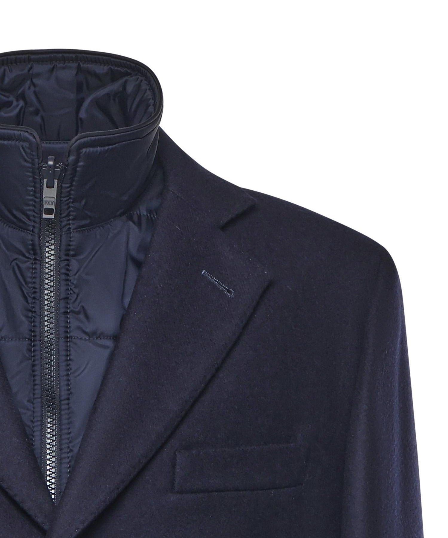 Double Coat in panno di lana e cashmere NAM53511390GAH U802 FAY 