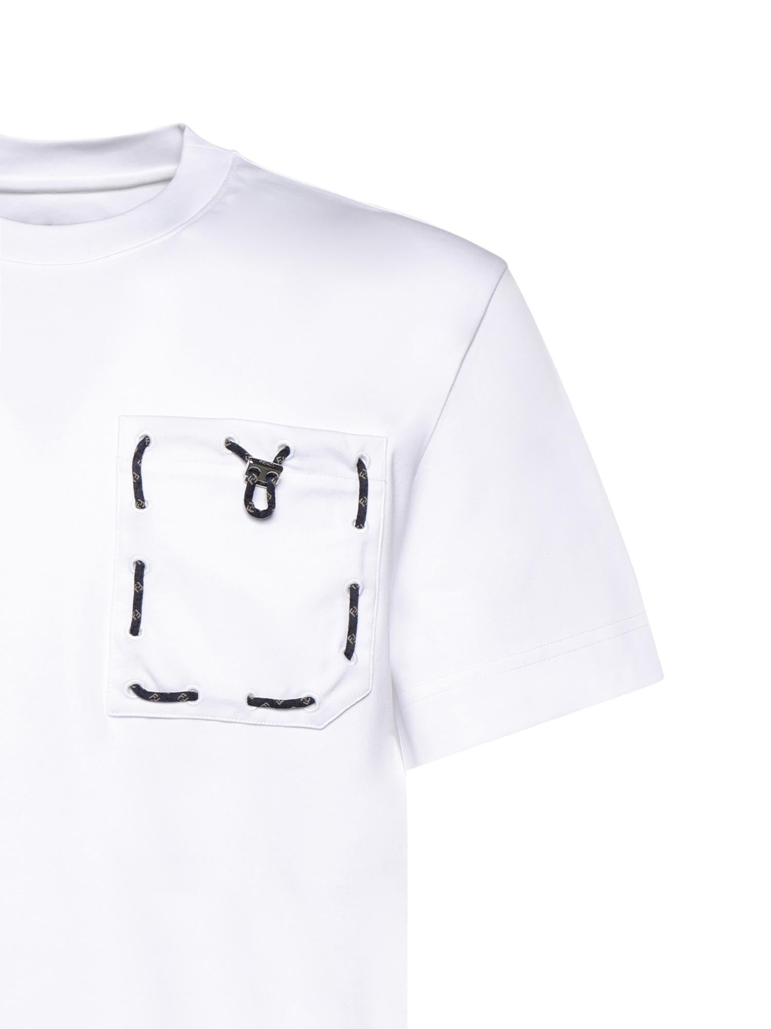 T-shirt in cotone FY0936 AYXYF0QA0 FENDI 