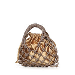 Mini bag in macramè con cristalli 2038260999 BRONZE KURT GEIGER 