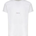 T-shirt in cotone con logo 464572 YB2DQ9000 SAINT LAURENT 