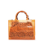 Borsa Jelly Tote in vinile 5585336999 TAN KURT GEIGER 