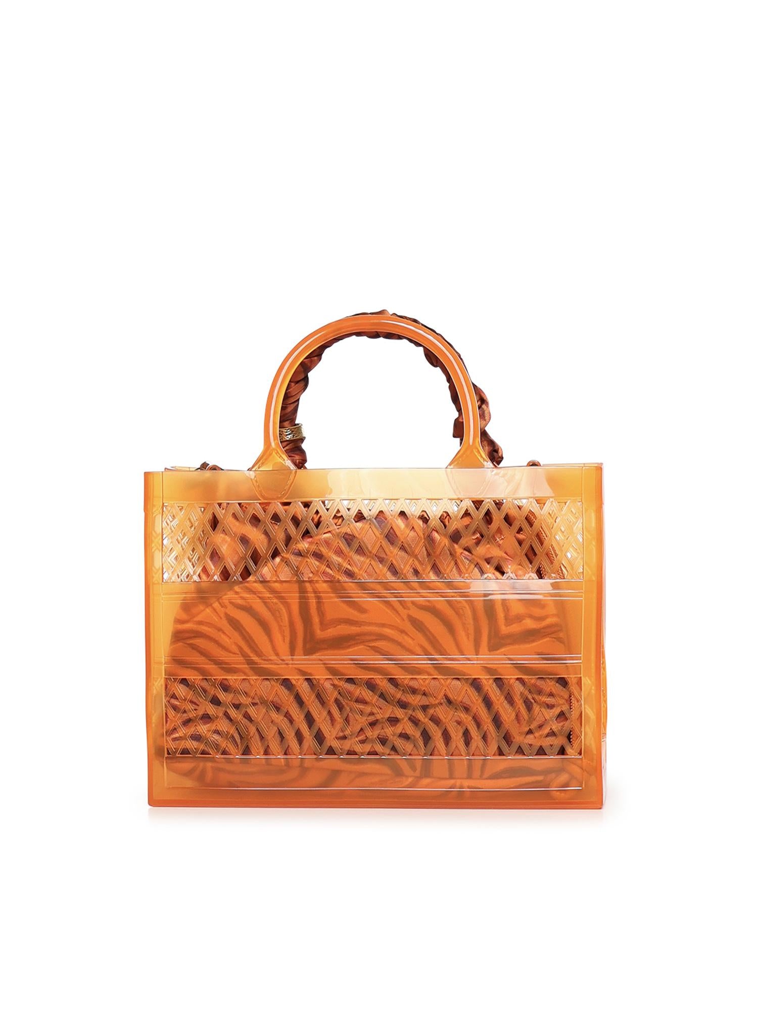 Borsa Jelly Tote in vinile 5585336999 TAN KURT GEIGER 