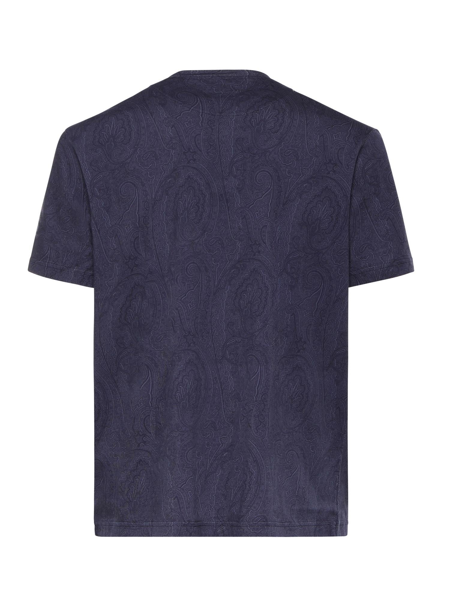 T-shirt in cotone con motivo Arnica MRMA0002 AKG31B0065 ETRO 