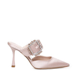 Mules Alena in satin con gioiello ALENA 910 RASOCIPRIA GIULIANO GALIANO 