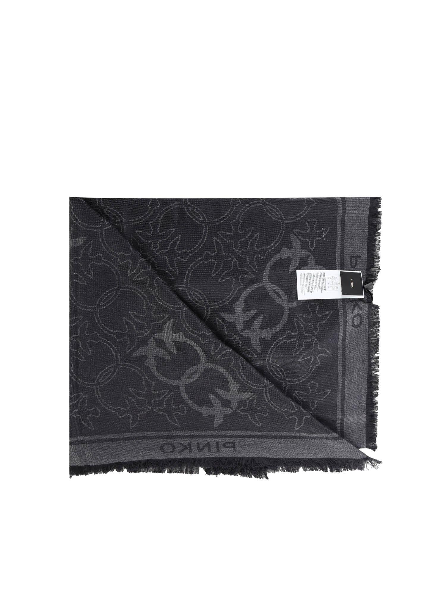 Sciarpa in misto viscosa jacquard 106017 A2ZHK02 PINKO 