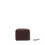 Portamonete in nappa matelassé 5MM268 AFPPF0007 MIU MIU 