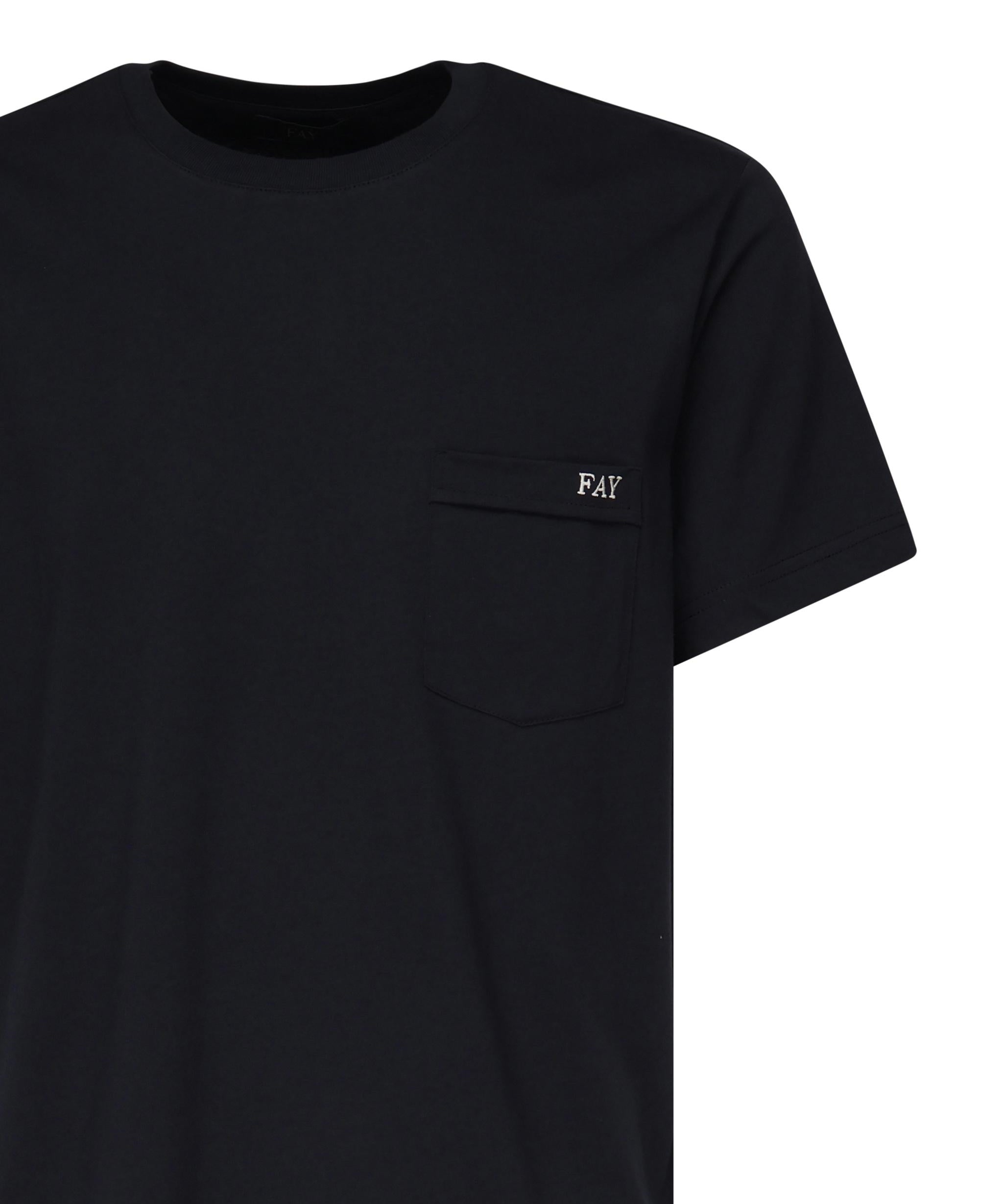 T-shirt con logo ricamato NPMB3501280UCX U806 FAY 