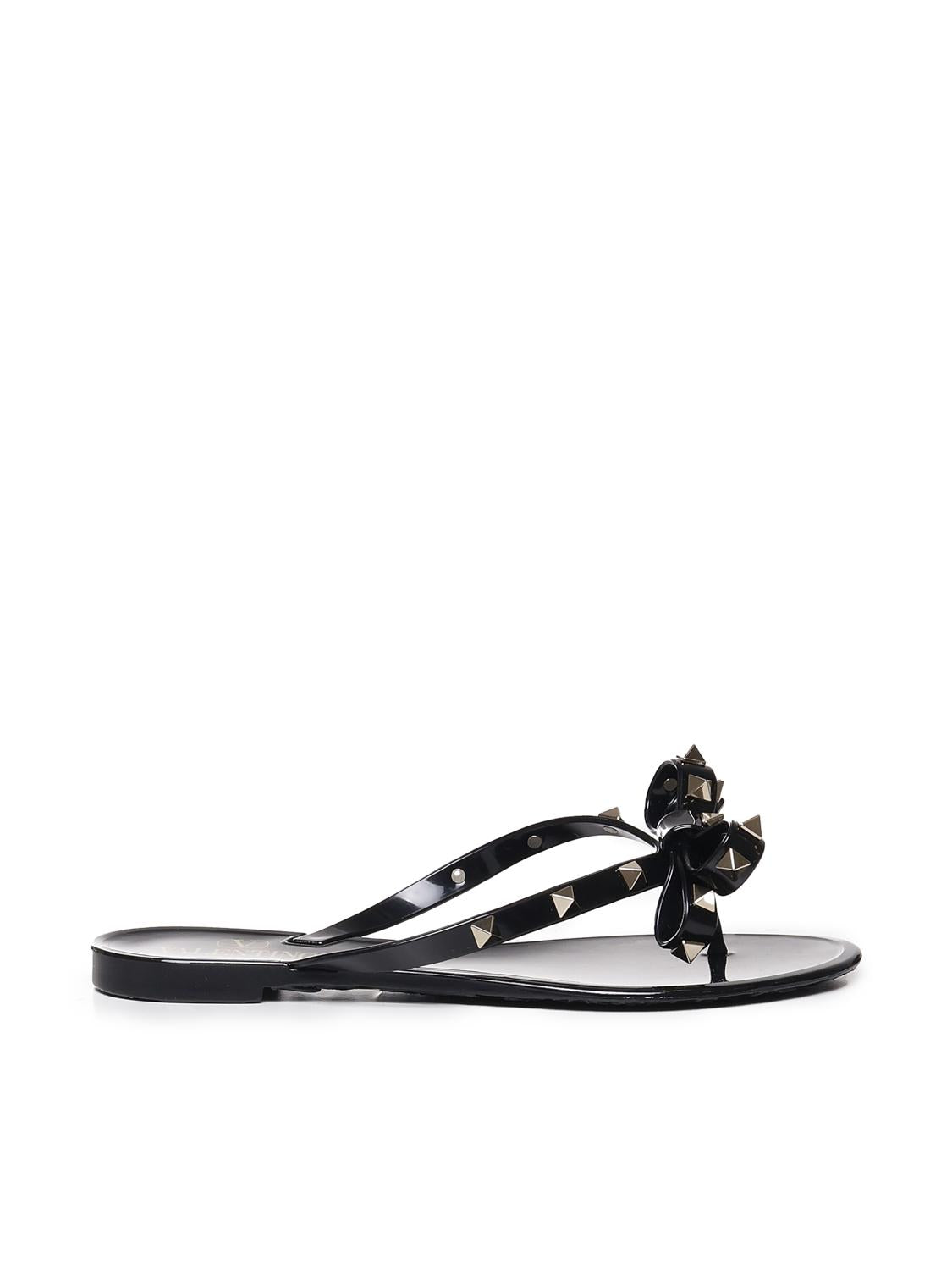 Infradito Rockstud in gomma 8W2S0552 PVS0NO VALENTINO GARAVANI 