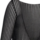 Jumpsuit in maglia a costa DA566 M01045D999 DONDUP 