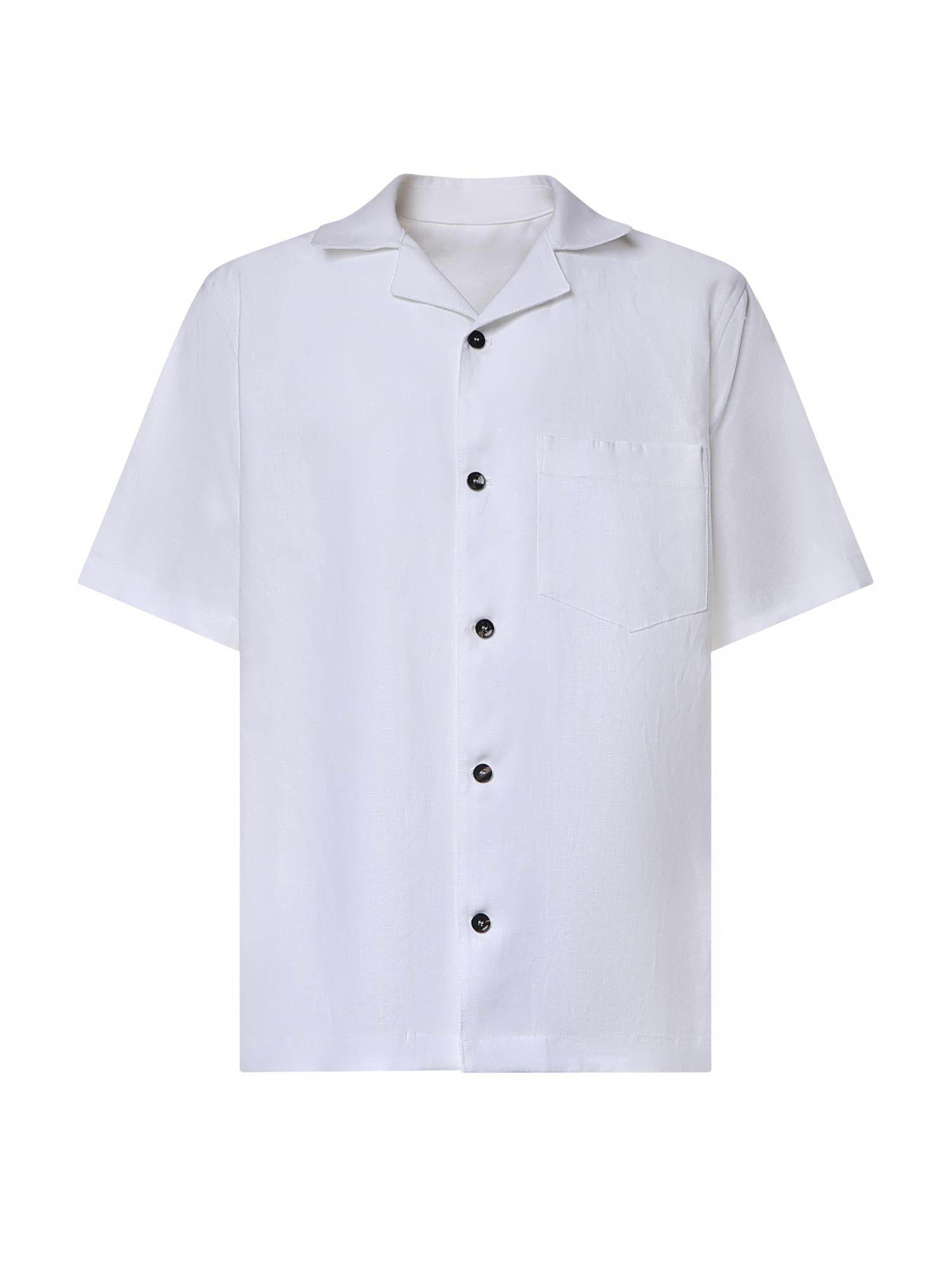 Camicia Mc-Dale in lino MCDAL3259S26 282 MICHAEL COAL 