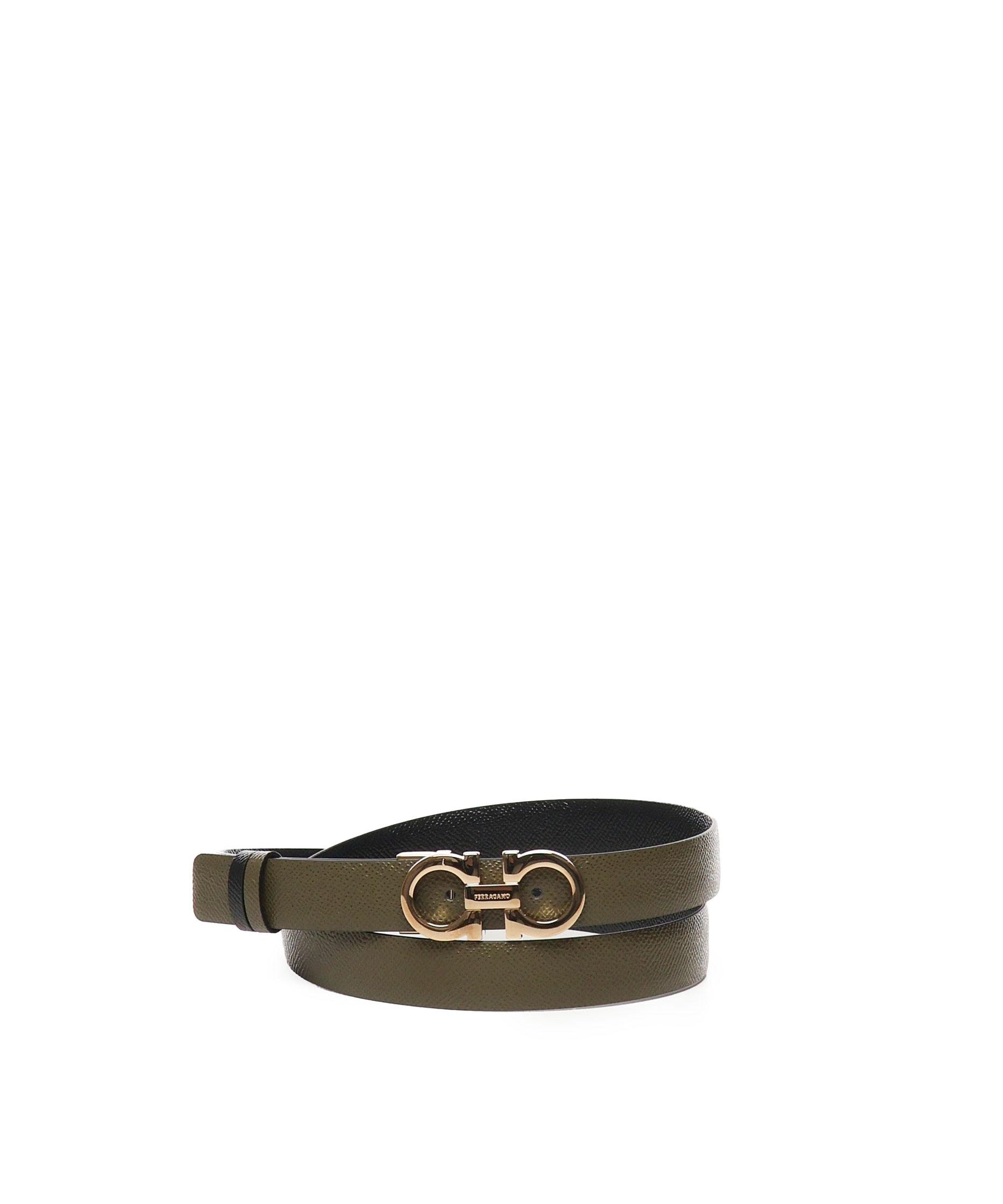 Cintura reversibile e regolabile Gancini<BR/> 23A565 781468830 FERRAGAMO 