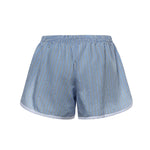 Shorts Deya in misto viscosa a righe SHFS22066923  THE FRANKIE SHOP 