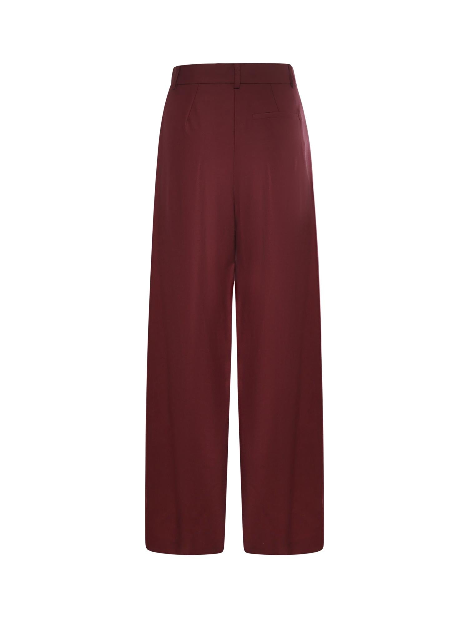 Pantalone palazzo in misto viscosa DP9926 ROUGE NOIRE OTTOD'AME 