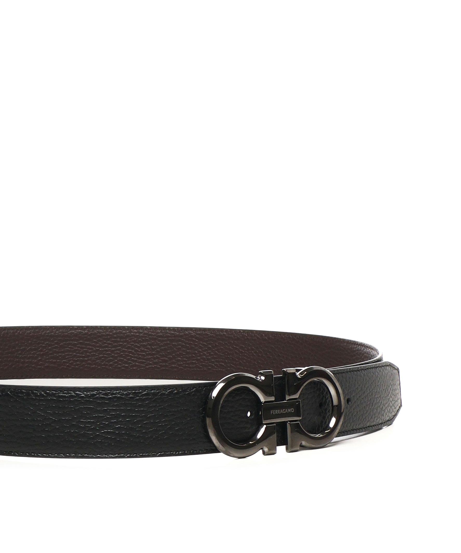 Cintura reversibile e regolabile Gancini 679710 689134022 FERRAGAMO 