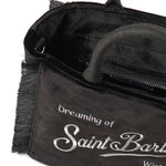 Mini bag Vanity velvet con logo VAMI027 00207I MC2 SAINT BARTH 