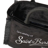 Mini bag Vanity velvet con logo VAMI027 00207I MC2 SAINT BARTH 