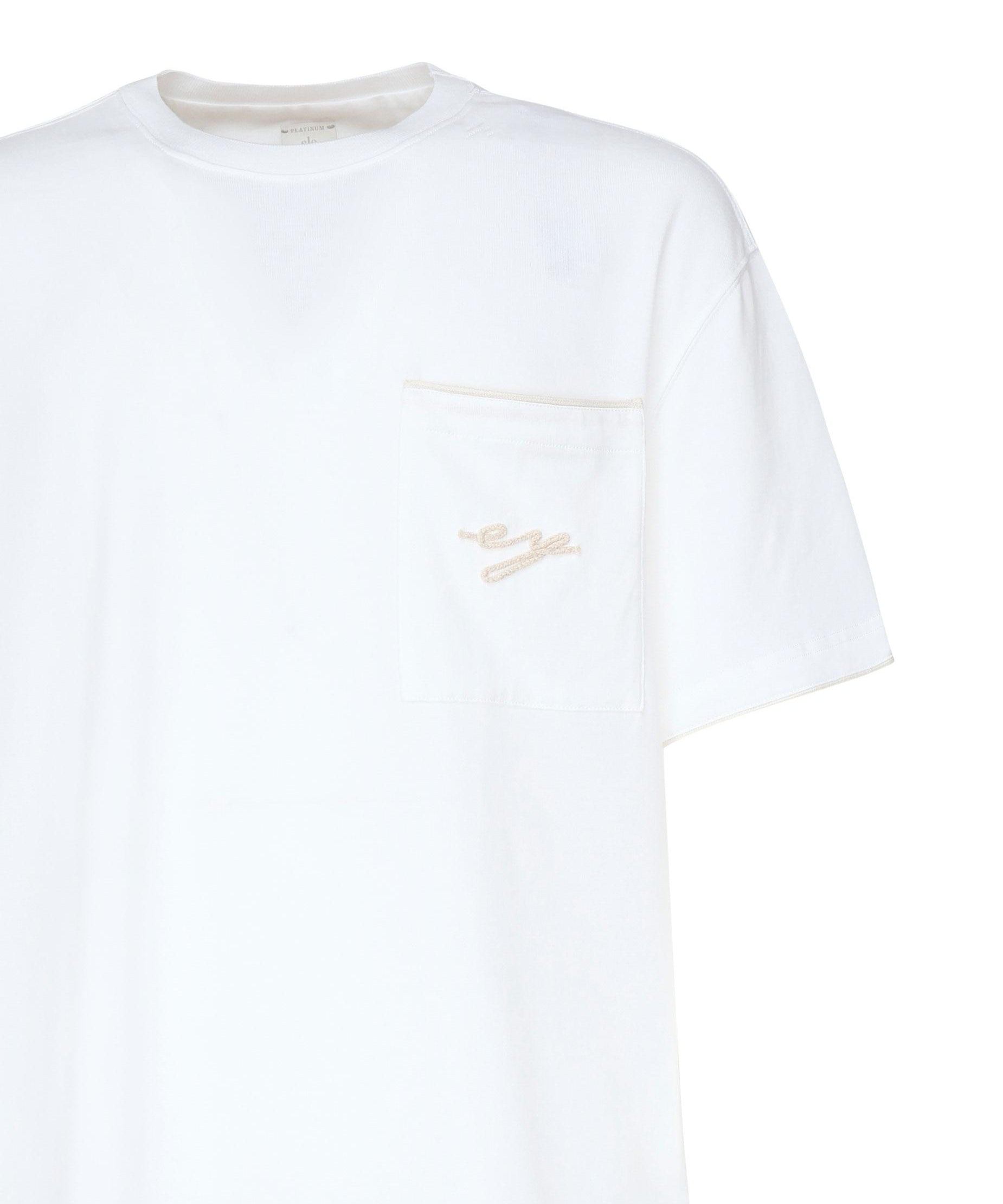 T-shirt con ricamo K75TSHK03TSH26001 01N ELEVENTY 