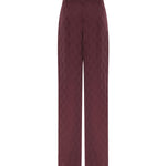 Pantaloni in jacquard con motivo cravatteria 106203 A33HRR7 PINKO 