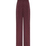 Pantaloni in jacquard con motivo cravatteria 106203 A33HRR7 PINKO 