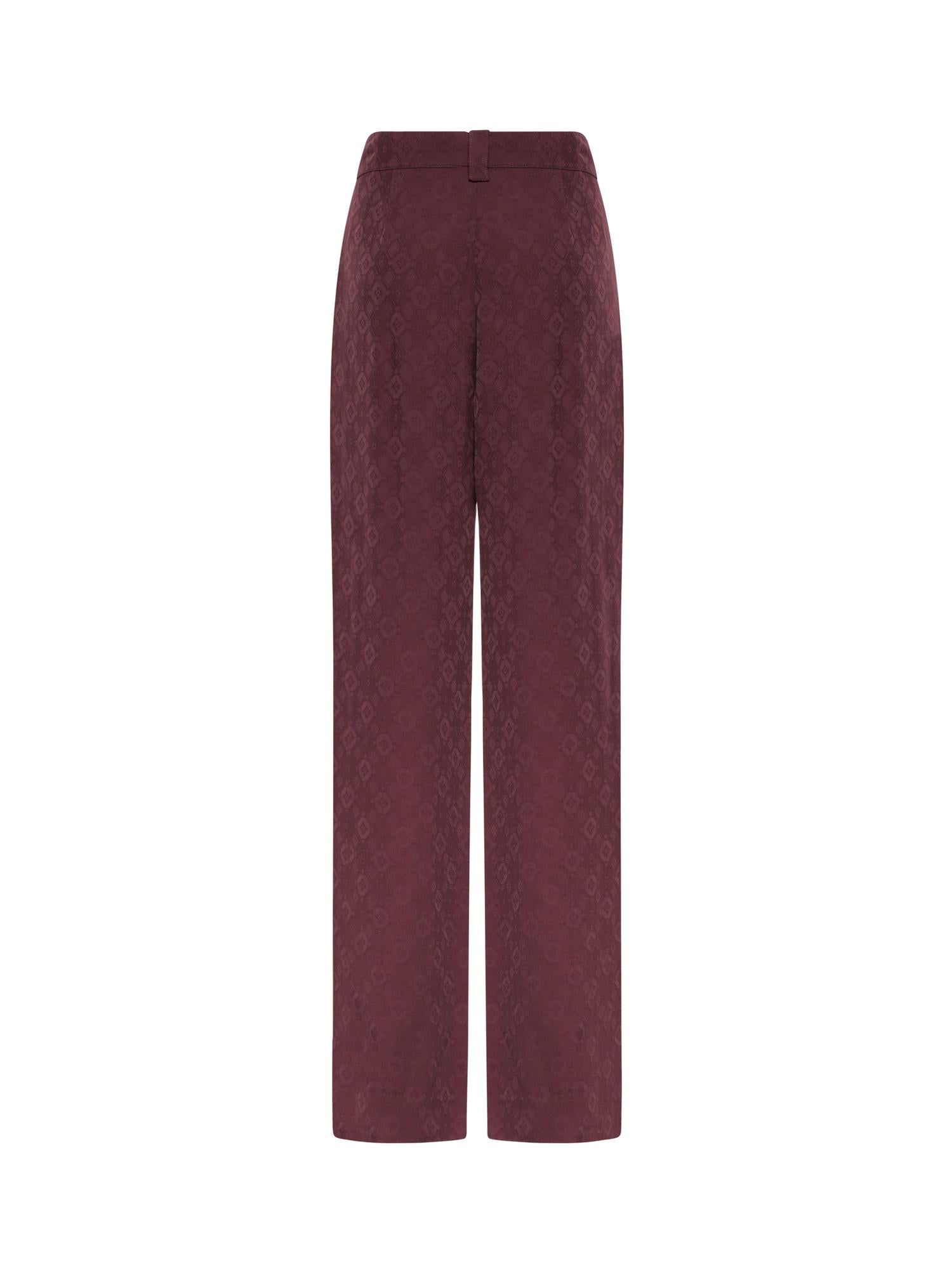 Pantaloni in jacquard con motivo cravatteria 106203 A33HRR7 PINKO 