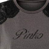Canotta in jersey con logo 106562 A383L64 PINKO 