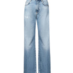 Jeans palazzo in denim soft 101733 A2DZPJV PINKO 