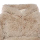 Pelliccia penny con cappuccio 73C19EX02 PENNYOFF WHITE V° 73 
