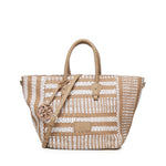 Borsa Shopping Stefanie 73BS8ZL01 STEFANIECUOIO/BIANCO V° 73 