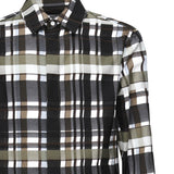 Camicia a quadri in cotone 821368 V5PN01012 BOTTEGA VENETA 
