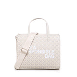 Shopping bag Responsibility 73BS7Q901 RESPONSIBILITY LOGOOFFWHITE V° 73 
