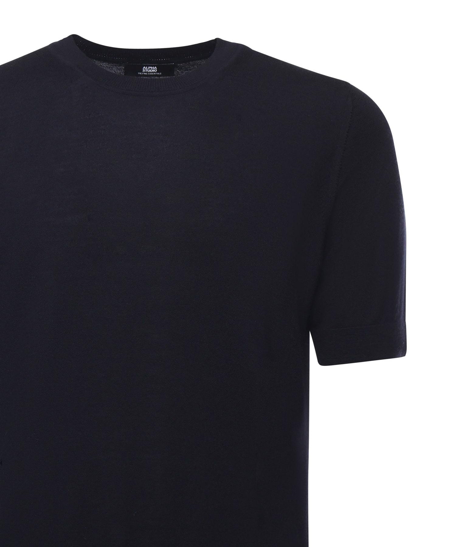 T-shirt in merinos FE6315C 3001 ALPHA STUDIO 
