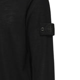Maglia girocollo nero in lana leggera<BR/> K1S155100066 S00FCV0029 STONE ISLAND 